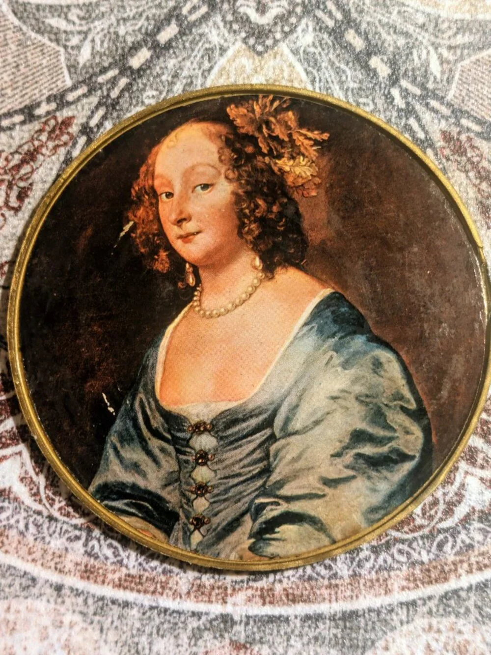 HEMA Vintage 1960s Spanish Coaster Set - Baroque Old Master Portraits - Set of 6